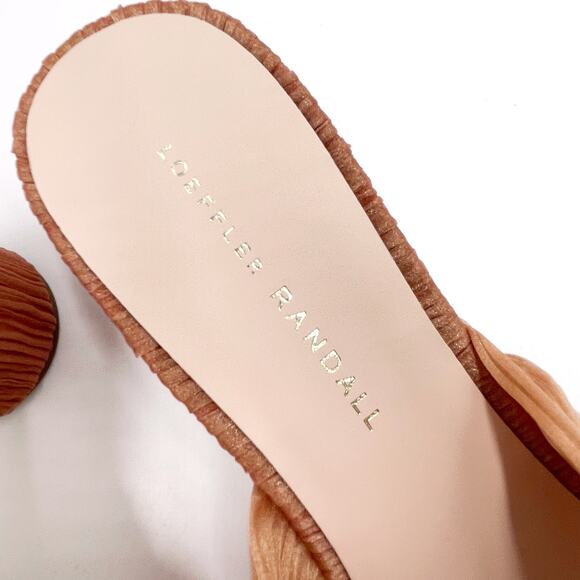 Loeffler Randall Emilia Knot Mules Sandals Bow Block Heel Slip On Sz 8 - Picture 6 of 10